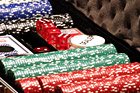 Poker Chips and Dice in Case photo thumbnail