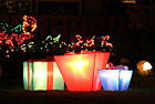 Lit Up Christmas Presents in Yard photo thumbnail