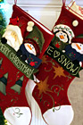 Christmas Stockings Close Up photo thumbnail