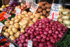 Close up of Potatoes Stand at Pike Place photo thumbnail