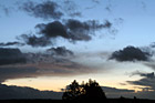 Night Sunset & Landscape Silhouette photo thumbnail