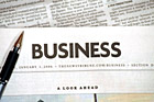 Business Section of Newspaper photo thumbnail