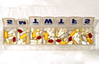Vitamins in Weekly Pill Holder photo thumbnail