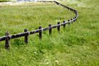 Wooden Fence & Green Grass photo thumbnail