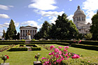 Capitol Building, Garden, and Statue photo thumbnail