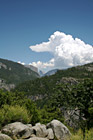 Half Dome, Puffy Cloud, & Blue Sky photo thumbnail