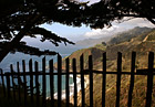 Pacific Ocean View Through Fence photo thumbnail