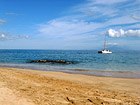 Pacific Ocean & Boat, Maui photo thumbnail