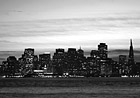 Black & White San Francisco at Night photo thumbnail
