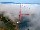 Golden Gate Bridge Covered in Fog photo thumbnail