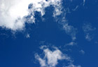 Bright Blue Sky and Clouds photo thumbnail