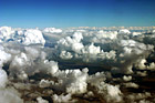 Puffy Clouds Aerial View photo thumbnail