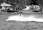 Black & White Back of Boy Jet Skiing preview