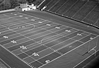 Black & White Stadium High School Football Field preview