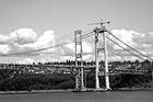 Black & White Narrows Bridge up Close preview