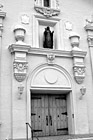 Black & White Mission Santa Clara de Asis, Close Up preview