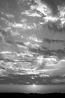 Black & White Interesting Sky With Clouds & Sunset preview