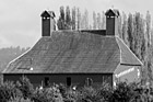 Black & White Red Barn & Xmas Decorations preview