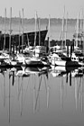 Black & White Sailboats & Reflections preview