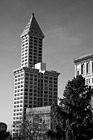 Black & White Scenic Building in Seattle preview