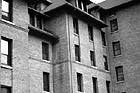 Black & White Brick Building at a College preview