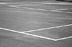 Black & White Tennis Court Close Up preview