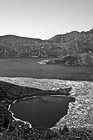 Black & White Vertical View of Spirit Lake preview