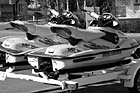 Black & White Jet Skis Close Up preview