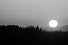 Black & White Big Orange Sunset preview