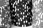 Black & White Stacked Poker Chips preview