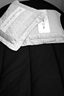 Black & White Yellow Pillows on Bed preview