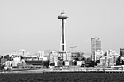 Black & White Seattle Space Needle & Olympics preview