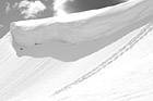 Black & White Snow Overhang up Close preview