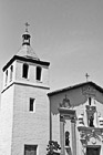 Black & White Mission Santa Clara de Asis Church preview