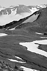 Black & White Hills with Snow Near Mt. Rainier preview