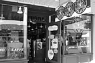 Black & White Close Up of Original Starbucks preview