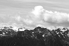 Black & White Olympic Mountains Up Close preview