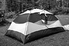 Black & White Tent at Campsite preview