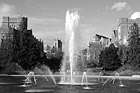 Black & White Drumheller Fountain at University of Washington preview