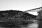 Black & White Deception Pass During Sunset preview