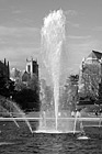 Black & White Drumheller Fountain preview