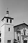 Black & White Mission Church & Blue Sky preview