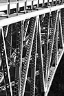 Black & White Bridge Structure Up Close preview