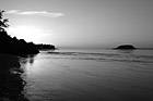 Black & White Pacific Ocean Sunset by Deception Pass preview