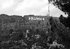 Black & White Los Angeles Hollywood Sign preview