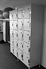 Black & White Big Lockers in Gym preview