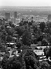 Black & White Hollywood View from a Hill preview