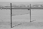 Black & White Beach Volleyball Net preview
