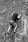 Black & White Person Rock Climbing preview