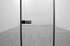 Black & White Racquetball Court Through Glass preview